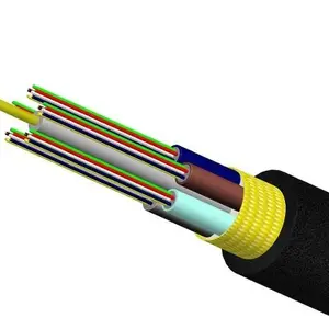 光纤Adss 2 4 6 812 48 72Core 2千米光纤光学光纤G652d电缆光纤室外