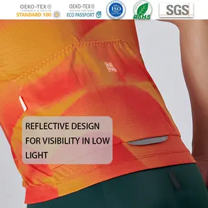 2023 nuovo design personalizzato manica corta uniforme da ciclismo estate da corsa maglie da ciclismo quick dry traspirante abbigliamento da bici da strada da uomo