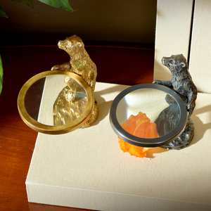 Loupe en métal animal en laiton de luxe européen de haute qualité Artisanat <span class=keywords><strong>Art</strong></span> créatif Design Ornement de salon - Product Image 4