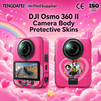 Pour DJI Osmo 360 II, autocollant en vinyle coloré 3M, imperméable, résistant aux rayures, amovible sans résidus, pour les créateurs