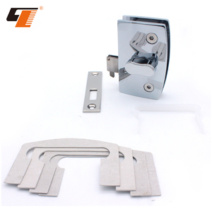 <span class=keywords><strong>Serrure</strong></span> de <span class=keywords><strong>porte</strong></span> coulissante en <span class=keywords><strong>verre</strong></span> simple pour salle de bain en alliage de zinc de haute qualité - Product Image 2