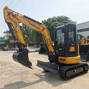 Excavatrice sur chenilles Liugong 9035E jaune, machine de construction hydraulique pour utilisation sur chantier - Product Image 1