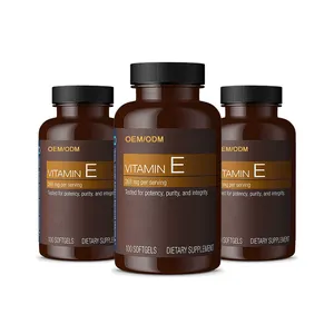 Suplemento de vitamina C e E vitamina E + vitamina C Softgel para antioxidante e aumentar produtos de saúde imunológica