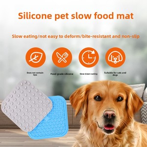 Alfombrilla de Silicona de Grado Alimenticio para Mascotas, Antideslizante, Anti-derrames, con Diseño de Rompecabezas, para Alimentación Lenta de Cachorros, Gatitos, Perros Pequeños y Gatos - Product Image 2