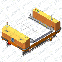 CIMC Pteris 1-200Ton Vehículo guiado automatizado Carga pesada Agv Transporte Robot Vehículo guiado por riel RGV Carro Sistema de transporte