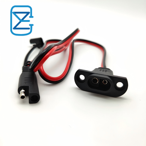 Kabel Ekstensi Konektor <span class=keywords><strong>2</strong></span> Pin SAE ke SAE Konektor Lepas Cepat Kabel Harness untuk Panel Surya Otomotif Steker SAE - Product Image 2