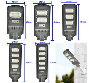โรงงานผลิตโคมไฟถนนโซลาร์เซลล์แบบรวมพลังงาน IP67 กันน้ำ 200W พร้อมรีโมทคอนโทรล สำหรับโครงการกลางแจ้ง - Product Image 5