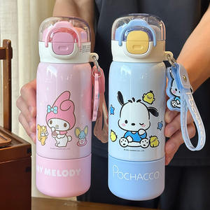 Botella de Agua Aislada Sanrio Kuromi Pochacco, Termo Infantil de Acero Inoxidable 316L para Niños, para la Escuela, Verano 2025 - Product Image 2