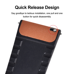 Bracelet de montre en cuir lisse de haute qualité 22 mm, style rétro vintage, pour homme, tendance GT, personnalisable avec logo, 2 couleurs - Product Image 5