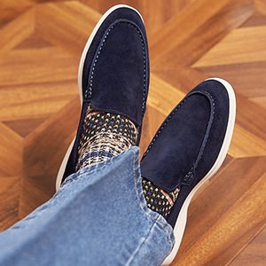 Good Quality Fashion Loafer Durable Slip-on Sapatos Mocassins Classic Customizable Breathable Shoes Flat Base Loafer - Product Image 1