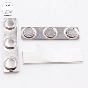 Clip riutilizzabile su ordinazione del fermo di identificazione del magnete dell'etichetta magnetica forte dell'ufficio riutilizzabile <span class=keywords><strong>con</strong></span> tre forti magneti al neodimio e supporto <span class=keywords><strong>adesivo</strong></span> - Product Image 3