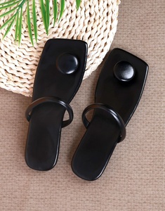 Summer Fashion Open Toe Solid Ladies <b>Slides</b> Slippers Flat Beach Ladies Slippers Non-Slip Designer Slippers Sandals for Women - Product Image 4