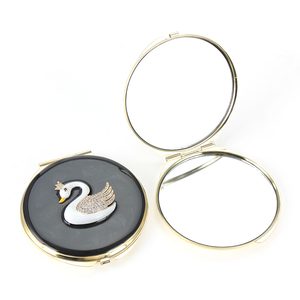 Espejo redondo de diseño de corona, espejo portátil para belleza, joyería, espejo compacto - Product Image 4