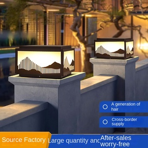 Lumière de Pilier LED pour Extérieur IP65 Étanche en Aluminium 3000K Solaire pour Jardins Yards Balcons 25cm 30cm 40cm - Product Image 6