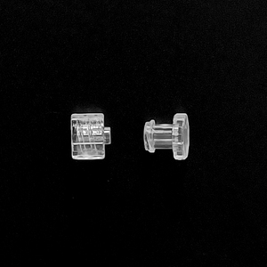 Tapón de extremo de manguera de plástico Luer macho con cierre de agarre, puntas de lavado de oídos, tapón Luer Lock, para conectar tubo en línea, Kynar PVDF natural - Product Image 6