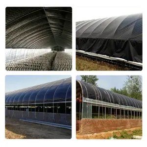 200 Micron Green House PE Plástico Uv Tratado 200 Micron Cover 6mil Silage Sheeting Reforçado Greenhouse Film Para Crescer Casa