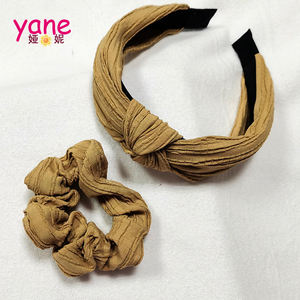 رائجة البيع لون نقي عقال توك شعر نمط نسيج إكسسوارات الشعر للفتيات - Product Image 4