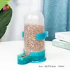 Nouvelle mangeoire et abreuvoir automatiques transparents en PP pour oiseaux, capacité de 450 ml, faciles à utiliser, garantie 1 an