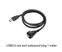 Câble USB 3.0 mâle-mâle étanche IP67 M25 avec gaine en nylon pour équipement industriel