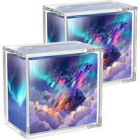 Caja Protectora Magnética Acrílica Resistente a los Rayos UV para Exhibición de Cartas Coleccionables TCG, a Prueba de Polvo, Venta al Por Mayor