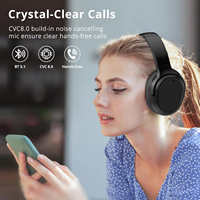 Penjualan Terbaik nirkabel kualitas tinggi untuk headphone Bluetooth dengan peredam bising aktif ANC 3.5mm antarmuka untuk musik