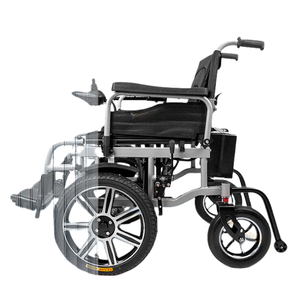 Silla de Ruedas Eléctrica de Acero al Carbono con Batería de Ácido de Larga Duración, Ruedas Delanteras Grandes, Capacidad de Carga de 150 kg para Personas Mayores y Discapacitadas - Product Image 3