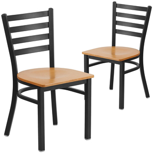 Sillas de Comedor Metálicas Contemporáneas para Restaurante, Cafetería y Comida Rápida con Asiento Acolchado de PU - Product Image 5