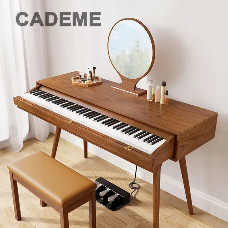 Cademe Developer New Design Teclado Musical Professional 88 Weighted Key Drawer Digital Keyboard Electronic Piano Instruments