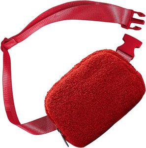<b>Hot</b> Selling Autumn and Winter Plush Adjustable Crossbody Everywhere Travel Sports <b>Belt</b> Bag Fanny Pack Waist Bag - Product Image 5