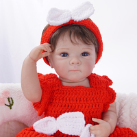 Baby-Sitzsack Verkauf von Hot Bear Boy Girl Art Silikon Baby puppe Spielzeug Gelenk Reborn Dolls