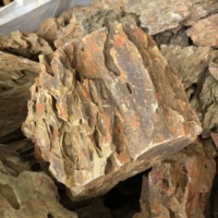 Roche de pierre d'os de dragon de couleur naturelle d'aquarium d'aménagement paysager brun pour aquarium