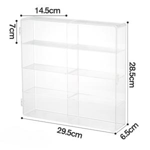 Caja de Almacenamiento Transparente para Modelos de <span class=keywords><strong>Coches</strong></span> a Prueba de Polvo Vitrina de Acrílico para Colección Diecast para <span class=keywords><strong>Hotwheel</strong></span>/Tomica - Product Image 6