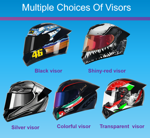 Casco Dot Design popolare Full Face Casco moto vantage Motocross Casco bici elettrica street Riding Casco OEM/ODM Casco - Product Image 5