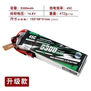Batería LiPo ACE en Oferta, 3S 11.1V 4S 14.8V 5300mAh 45C para Dron, Quadcopter, Barco, Helicóptero, Avión, UAV - Product Image 2