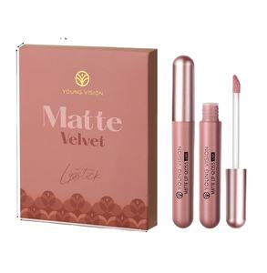 Ventes directes du fabricant 6 pièces/ensemble de rouges à lèvres en velours mat imperméable à l'eau liquide faites votre propre logo - Product Image 1