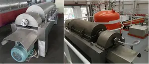 Horizontal centrifuge 7-10m3/h for kitchen waste treatment