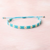 Pabrik Gelang Manik-Manik Bohemian Grosir Perhiasan Pantai Musim Panas Bunga Daisy Buatan Tangan