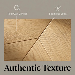 Parquet en chêne blanc de style château français, 770x152mm, avec contrôle acoustique, pour salons de luxe et utilisation extérieure - Product Image 2