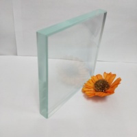 Dessus de table en verre trempé personnalisé moins cher Bureau Sécurité Bâtiment Verre Table à manger Verre