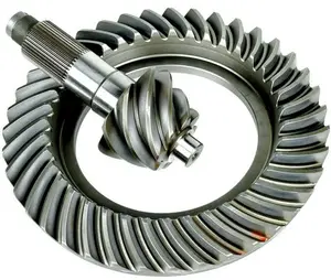 Custom steel stainless Spiral Bevel Gear Crown wheel and pinion