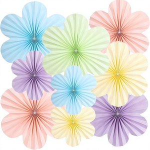 Adornos Colgantes de Papel de Seda Multicolor en Forma de Panal de Abeja para Decoración de Fiestas de Cumpleaños - Product Image 1