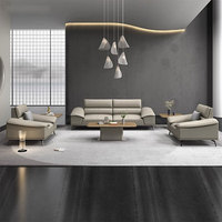 Liyu cloison de bureau modulaire avec écran de sièges petit ensemble de meubles en cuir moderne orange fournisseur de canapé de direction