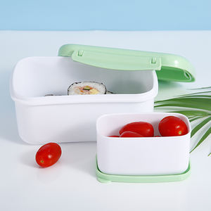 Everich 600ML Récipient de Stockage de Nourriture Micro-ondes Vaisselle BPA Gratuit Bento Boîte À Lunch Avec Petit <span class=keywords><strong>Foodbox</strong></span> Pour La Nourriture de Salade de Fruits - Product Image 3