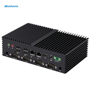 Mini PC industriel sans ventilateur Qotom Q10821X, double LAN, 6xCOM, HD VGA, DDR4, passerelle IoT, ordinateur embarqué - Product Image 3
