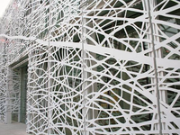 Fabricant original de qualité de panneaux muraux extérieurs en aluminium massif pour la construction