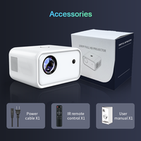 LONNST BL360 1080P Projecteur LED LCD anti-poussière 3D Android Smart Mini Beamer Wifi Portable Home Cinema Projector