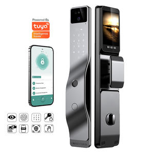 हथेली की नस बायोमेट्रिक फिंगरप्रिंट टुया वाईफाई स्मार्ट लॉक 3 डी फेस रिकग्निशन डिजिटल डोर लॉक - Product Image 1