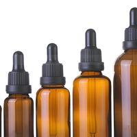 Prix d'usine – Flacon compte-gouttes en verre de 100 ml avec bouchon à vis, couleur ambre marron, pour essence, crème contour des yeux, soins de la peau, petit échantillon de voyage