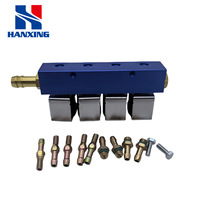 Kit de conversion GPL/GNC pour véhicule, unité de commande de rail de carburant bleu, accessoires automobiles à gaz à montage universel standard