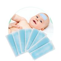 Patch Gel Rafraîchissant pour Soulager Fièvre, Maux de Tête et Douleur